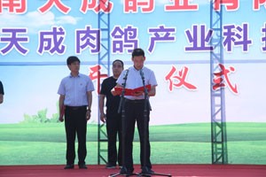 恭賀河南天成鴿業(yè)有限公司天成肉鴿產(chǎn)業(yè)科技園項(xiàng)目工程盛大開工